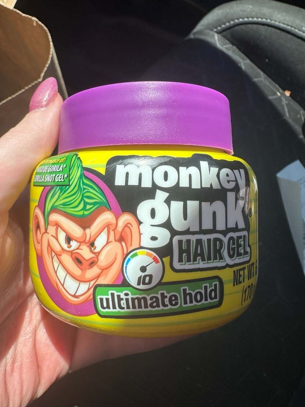 Monkey Gunk Ultimate Hold Hair Gel 6 oz